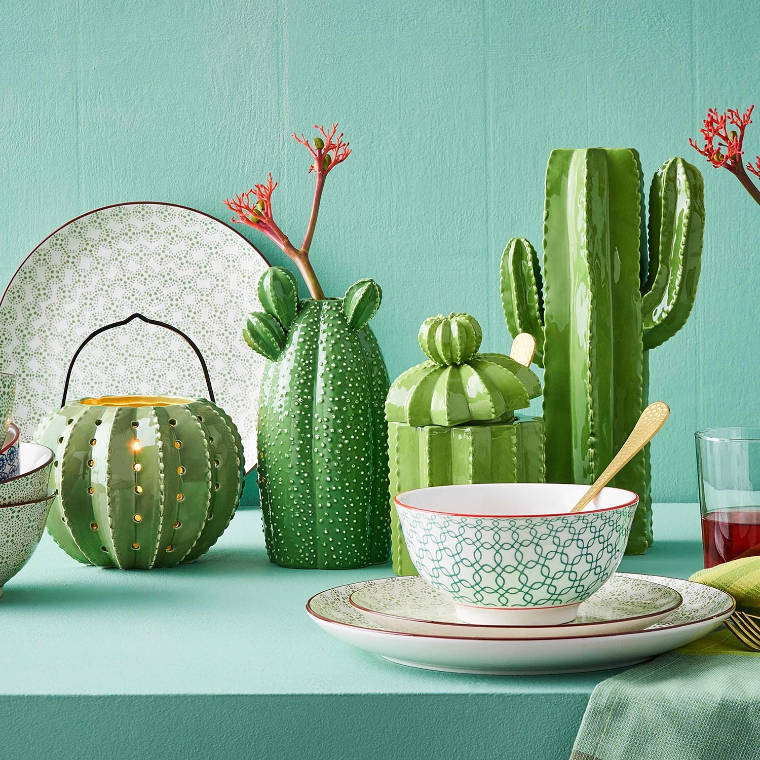 Butlers Bol RETRO IV - Porcelaine - Blanc / Bleu pétrole 5 Butlers Bol RETRO IV - Porcelaine - Blanc / Bleu pétrole – Image 3