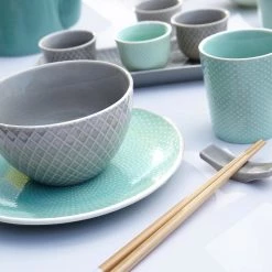 Butlers Bol HANAMI - Grès - Gris - Diamètre : 13 cm -Vaisselle Soldes 1000332783 220217 060 DETAILS P000000001000332783