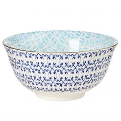 Butlers Bol ORNAMENTS IV - Porcelaine - Blanc / Bleu / Turquoise