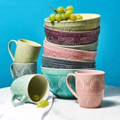 Butlers Bol SUMATRA - Turquoise 11 Butlers Bol SUMATRA - Turquoise -Vaisselle Soldes 1000332798 220217 021 MOOD DETAILS P000000001000332798 mood