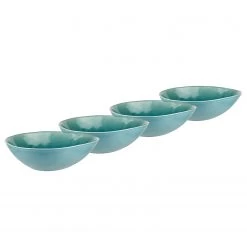 Butlers Assiettes creuses DE LA ROYA (lot de 4) - Bleu