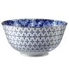 Butlers Bol ORNAMENTS VI - Porcelaine - Blanc / Bleu foncé