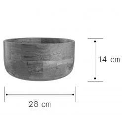 Butlers Saladier PURE KITCHEN - Acacia - Marron -Vaisselle Soldes 1000332814 220217 500 SKETCH DETAILS P000000001000332814 sketch