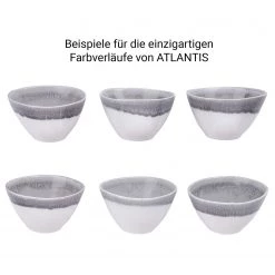 Butlers Bol ATLANTIS II - Blanc / Gris -Vaisselle Soldes 1000332820 220218 060 DETAILS P000000001000332820
