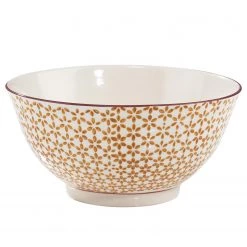 Butlers Bols RETRO I (lot de 6) - Porcelaine - Blanc / Orange -Vaisselle Soldes 1000332827 220217 030 DETAILS P000000001000332827