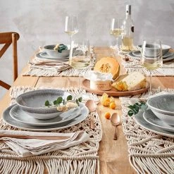 Butlers Assiette creuse ATLANTIS - Blanc / Gris -Vaisselle Soldes 1000332833 220217 022 MOOD DETAILS P000000001000332833 mood