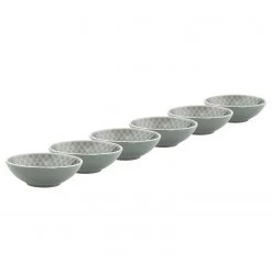Butlers Coupelles HANAMI (lot de 6) - Grès - Gris