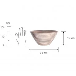 Butlers Coupe MANGO DAYS - Manguier / Marron - Diamètre : 30 cm -Vaisselle Soldes 1000332844 220311 500 SKETCH DETAILS P000000001000332844 sketch