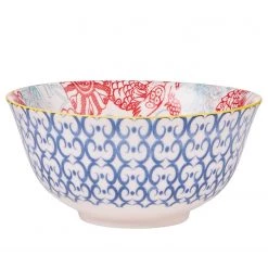 Butlers Bols ORNAMENTS III (lot de 6) - Porcelaine - Bleu / Blanc / Rouge -Vaisselle Soldes 1000332868 220217 030 DETAILS P000000001000332868