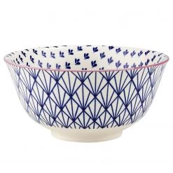 Butlers Bols ORNAMENTS I (lot de 6) - Porcelaine - Blanc / Bleu -Vaisselle Soldes 1000332874 220217 030 DETAILS P000000001000332874