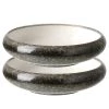 Fine Dine Earth Colours Assiettes creuses Silk (lot de 2) - Céramique - Blanc / Gris - Diamètre : 20 cm -Vaisselle Soldes 1000332911 220214 010 IMAGE P000000001000332911
