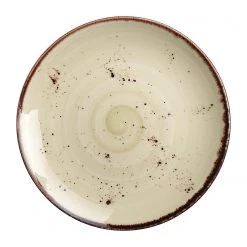 Fine Dine Earth Colours Assiettes plates Olive I (lot de 6) - Porcelaine - Olive - Diamètre : 19 cm -Vaisselle Soldes 1000332916 220214 030 DETAILS P000000001000332916