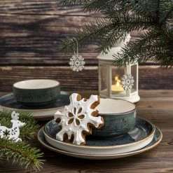 Fine Dine Earth Colours Assiettes Arando I (lot de 6) - Porcelaine - Anthracite - Diamètre : 21 cm -Vaisselle Soldes 1000332925 220214 021 MOOD DETAILS P000000001000332925 mood