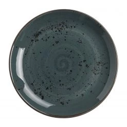 Fine Dine Earth Colours Assiettes Arando I (lot de 6) - Porcelaine - Anthracite - Diamètre : 21 cm -Vaisselle Soldes 1000332925 220214 030 DETAILS P000000001000332925