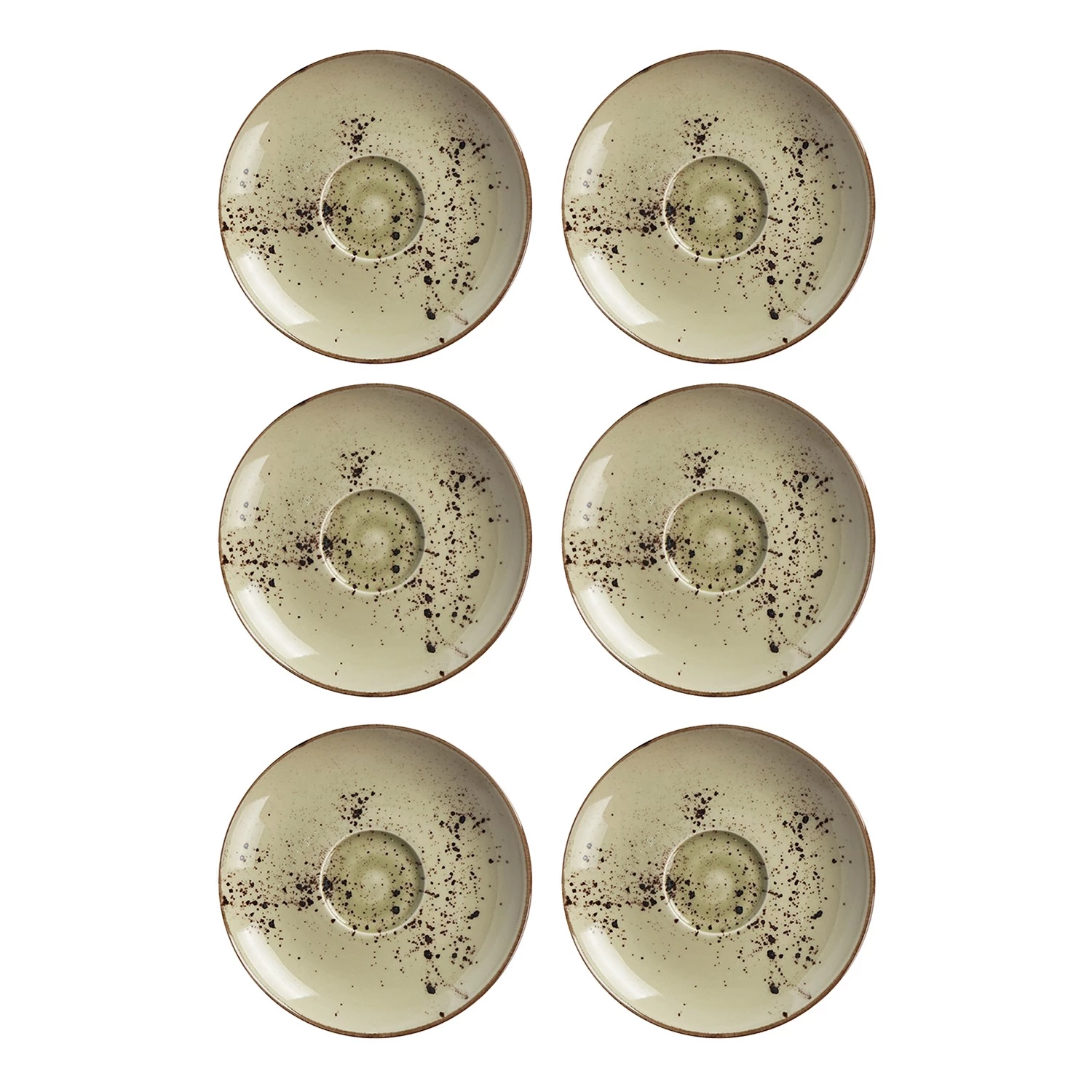 Fine Dine Earth Colours Coupelles Olive (lot de 6) - Porcelaine - Olive 3 Fine Dine Earth Colours Coupelles Olive (lot de 6) - Porcelaine - Olive