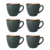 Fine Dine Earth Colours Tasses à expresso Arando (lot de 6) - Porcelaine - Anthracite -Vaisselle Soldes 1000332932 220214 010 IMAGE P000000001000332932