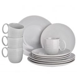 Butlers Service MANOR (12 él.) - Céramique - Gris clair