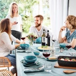 Butlers Service DE LA ROYA (12 él.) - Bleu 16 Butlers Service DE LA ROYA (12 él.) - Bleu -Vaisselle Soldes 1000335627 220215 021 MOOD DETAILS P000000001000335627 mood