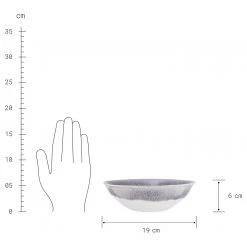 Butlers Set petit-déjeuner ATLANTIS (12 él.) - Blanc / Gris -Vaisselle Soldes 1000335631 220215 500 SKETCH DETAILS P000000001000335631 sketch