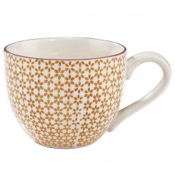 Butlers Set petit-déjeuner RETRO I (18 él.) - Porcelaine - Blanc / Orange -Vaisselle Soldes 1000335639 220215 030 DETAILS P000000001000335639