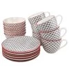 Butlers Set petit-déjeuner RETRO II (18 él.) - Porcelaine - Blanc / Noir / Rouge 1 Butlers Set petit-déjeuner RETRO II (18 él.) - Porcelaine - Blanc / Noir / Rouge -Vaisselle Soldes 1000335640 220215 010 IMAGE P000000001000335640