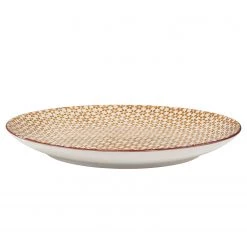 Butlers Service RETRO III (18 él.) - Porcelaine - Blanc / Orange -Vaisselle Soldes 1000335647 220215 055 DETAILS P000000001000335647