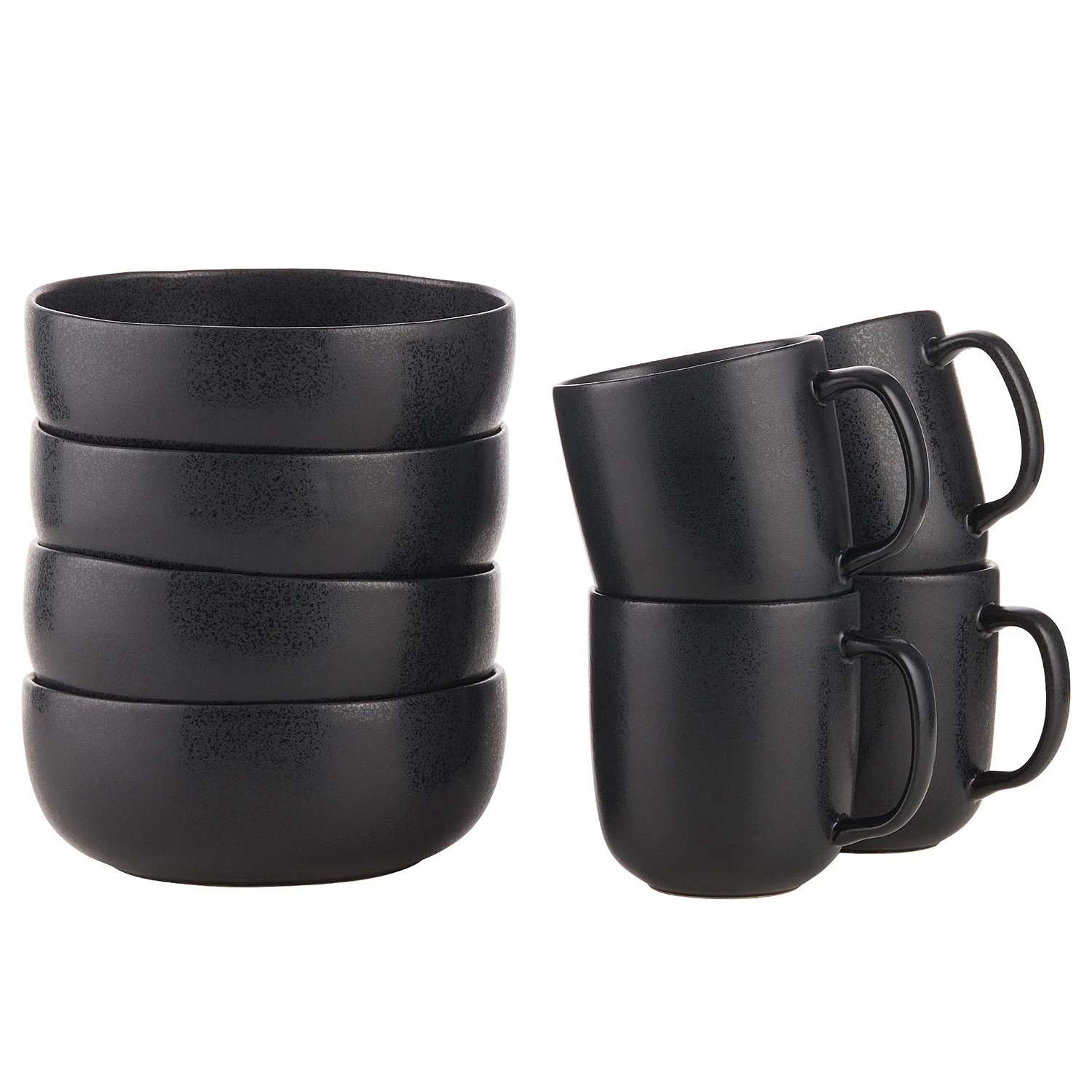 Butlers Set petit-déjeuner CASA NOVA (12 él.) - Noir 3 Butlers Set petit-déjeuner CASA NOVA (12 él.) - Noir