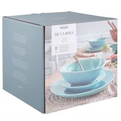 Butlers Service DE LA ROYA II (12 él.) - Céramique - Bleu pétrole -Vaisselle Soldes 1000335666 220215 070 DETAILS P000000001000335666