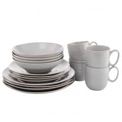 Butlers Service MANOR (16 él.) - Céramique - Gris clair