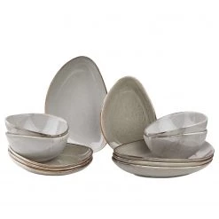 Vaisselle Soldes 39 Butlers Service JAPANDI (12 él.) - Beige