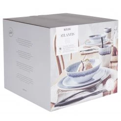 Butlers Service ATLANTIS (16 éléments) - Faïence - Bleu -Vaisselle Soldes 1000365197 220803 080 DETAILS P000000001000365197