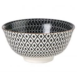 Butlers Coupe ORNAMENTS V - Porcelaine - Noir