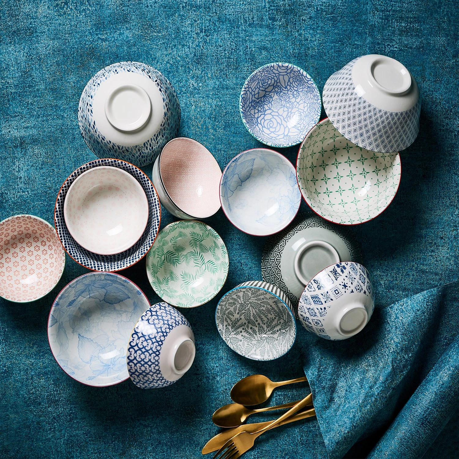 Butlers Coupelle ORNAMENTS IV - Porcelaine - Jaune / Rouge 4 Butlers Coupelle ORNAMENTS IV - Porcelaine - Jaune / Rouge – Image 2